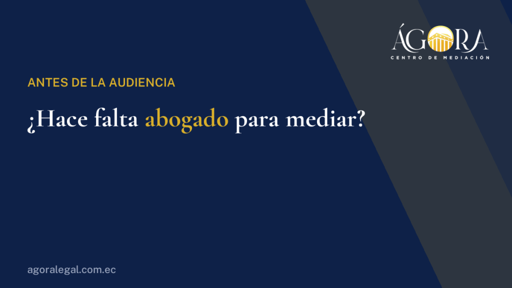 Abogado para una mediación